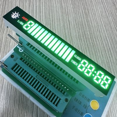 Czysty Zielony/ Biały / Czerwony 7-segmentowy moduł wyświetlacza LED, wspólna katoda, do okapu kuchennego