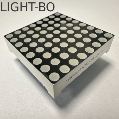 Wyświetlacz katodowy LED dwukolorowy zielony/czerwony 3mm 8*8 DOT Matrix Stabler Wydajność dla ruchomych znaków