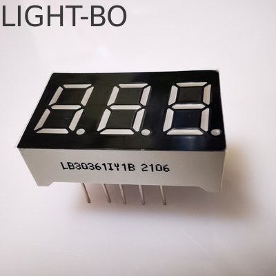 Dobra cena. 7 segment 3 cyfrowy 9,2 mm LED Display Super jasny Bursztyn wspólny katodę do paneli licznika w Internecie