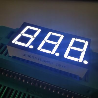 Ultrajaśniejszy biały szary powierzchnia 7 segment 3 cyfrowy 14,2 mm Common Cathode LED Display dla kontrolera temperatury