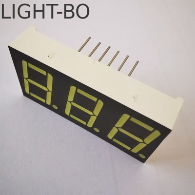 Powszechny anodowy ultra jasny biały szary powierzchnia 7 segment 3 cyfrowy 14,2 mm LED wyświetlacz dla kontrolera temperatury
