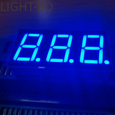 Ogólny katodę Ultra Jasny Błękitny 7 segment LED wyświetlacz trzycyfrową 0,56 cala