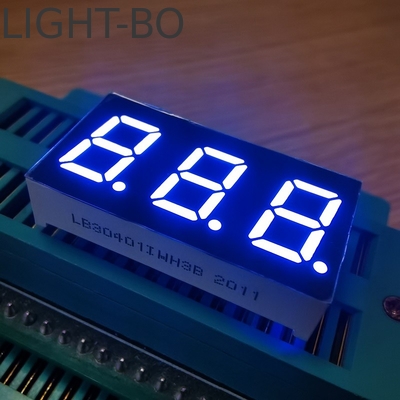 7 segmentów wyświetlacz LED 0,4 cala Powszechny Anod Ultra Biały dla wskaźnika temperatury