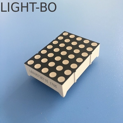 Wyświetlacz LED DOT Matrix 3mm Super Jasny Żółty dla ruchomych znaków / tablic wiadomości