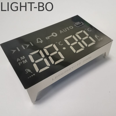 Wyświetlacz LED 7 Segment Ultra Jasny Bursztyn 4-cyfrowy Wspólna anoda dla 4 klawiszy dotykowych Wbudowany w piecu
