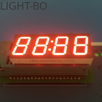 Wyświetlacz zegarów LED 4 cyfrowe 7 segmentów wspólna anoda dla sprzętu do biegania fitness