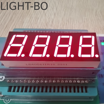 4 cyfrowy 14,2 mm Wysoki jasny czerwony 7-segmentowy wyświetlacz LED Wspólna anoda do kontroli temperatury