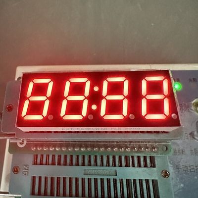 14,2 mm 4-cyfrowy ultra jasny czerwony 7-segmentowy wyświetlacz LED z anodą wspólną do urządzeń kuchennych