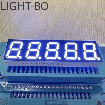 7 segmentów wyświetlacz LED ultra biały 5 cyfr 0,39 cala Katoda wspólna dla wskaźnika cyfrowego