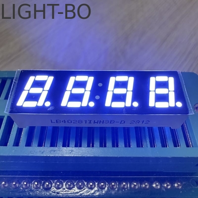 Biały wyświetlacz LED 7mm 4 cyfrowy 7segmentowy wspólny anodę do panelu multimetrowego