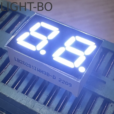 Wysokiej Jasnej Czerwonej 2-cyfrową 7mm 7 Segment LED Display Common Cathode for Home Appliances