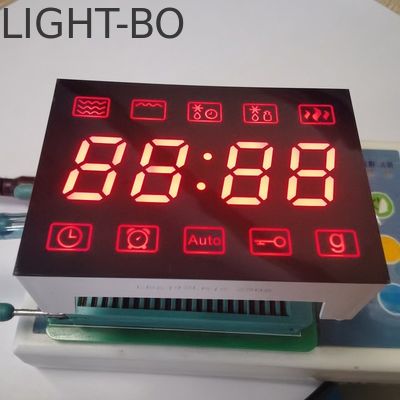 Powszechny anodowy ultra jasnobrązowy 7-segmentowy wyświetlacz LED 4-cyfrowy Fo Microwave Control