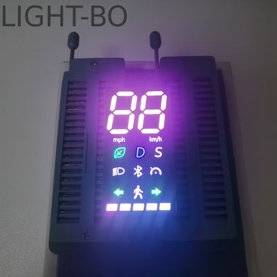 Ultra jasny biały/czerwony dwukolorowy wyświetlacz LED na siedem segmentów wyświetlacz LED dla skuterów elektrycznych Xiaomi