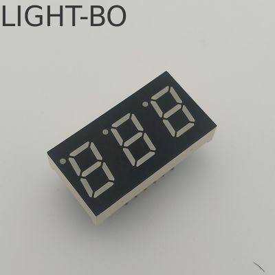 Żółty Zielony 0,4 cala 7 segmentów LED wyświetlacz wspólny katodę