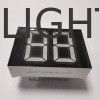 Ultrajaśniejszy czerwony ekran LED o powszechnej anodzie 20 mm biały 2 cyfrowy 7 segmentów