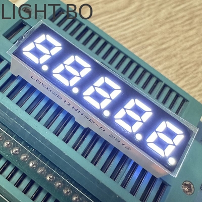 Dobra cena. 5 cyfrowy 7mm 7 segment LED Display Common Anode Ultra Bright White dla konwertera częstotliwości w Internecie