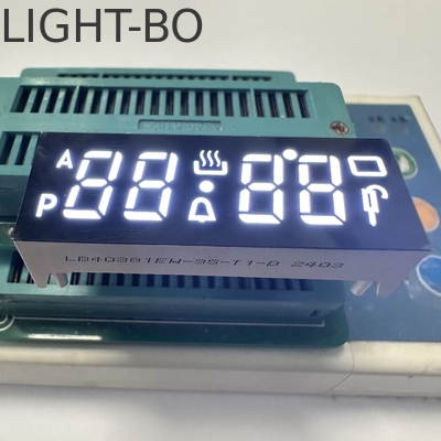 Ultrabiały wspólny katod 7 segment LED wyświetlacz 4 cyfry dla kontrolera pieca