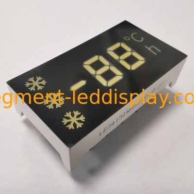 0.32 cali (8,2 mm) 7-segmentowy wyświetlacz LED, ultra jasny biały, wspólna anoda do sterowania lodówką i sprzętem domowym