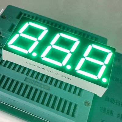 Dobra cena. Low Current Pure Green 20.32mm (0.8-Inch) 3-Digit 7-Segment Common Cathode LED Display for Temperature Controllers w Internecie