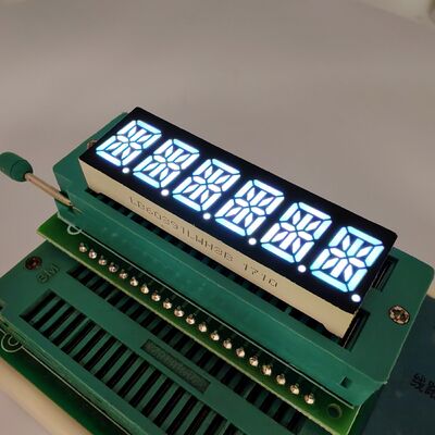 Ultra-Bright White 14-Segment LED Display (6-Digit, for Instrument Panels)