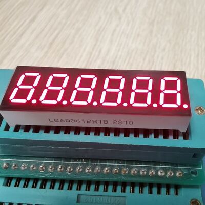 Super Jasny Czerwony 9,2 mm 6 cyfrowy 7 segmentów LED Display Common Anode for Digital Countdown Timer