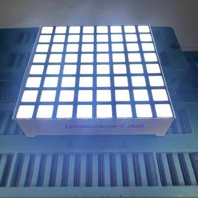 Ultra Jasny Biały Wyświetlacz LED Matrycowy 8x8 Kwadratowy do Wyświetlacza Zegara Canbus
