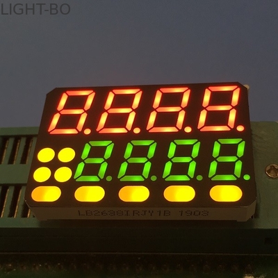 Dobra cena. Wskaźnik temperatury 8-cyfrowy 7-segmentowy wyświetlacz LED Multicolour Custom Design w Internecie