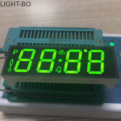 SMT PINS Niestandardowy wyświetlacz LED 7 segmentów 4 cyfry Super Jasny zielony dla sterownika piekarnika