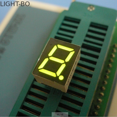 Stabilny 7-segmentowy wyświetlacz LED z pojedynczą cyfrą, wyświetlacz siedmiosegmentowy z wspólną katodą 14,2 mm