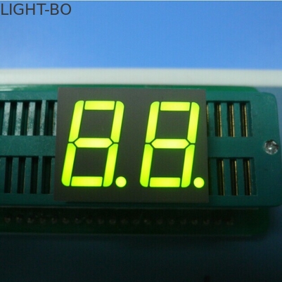 0.56 cali Dwucyfrową Wspólną Katodę 7-Segment LED Display Żółty Zielony