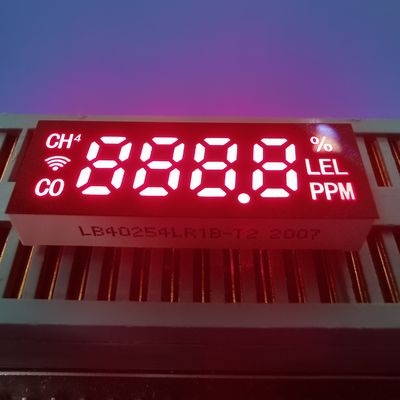 Moduł wyświetlacza LED z siedmioma segmentami, wspólna anoda, ultra jasny czerwony, 28*10*5mm, do detektora gazów szkodliwych