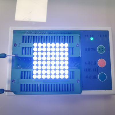 Dobra cena. 8 X 8 Dot Matrix LED Display o długości fali 635 nm, jasności 100mcd, żółty segment Czarna twarz dla wskaźników cyfrowych w Internecie