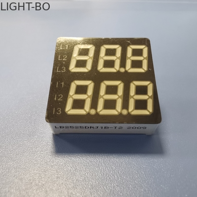 7-segmentowy wyświetlacz LED o wysokości 18 mm 80 mW Podwójna linia 4 cyfry do tablicy przyrządów