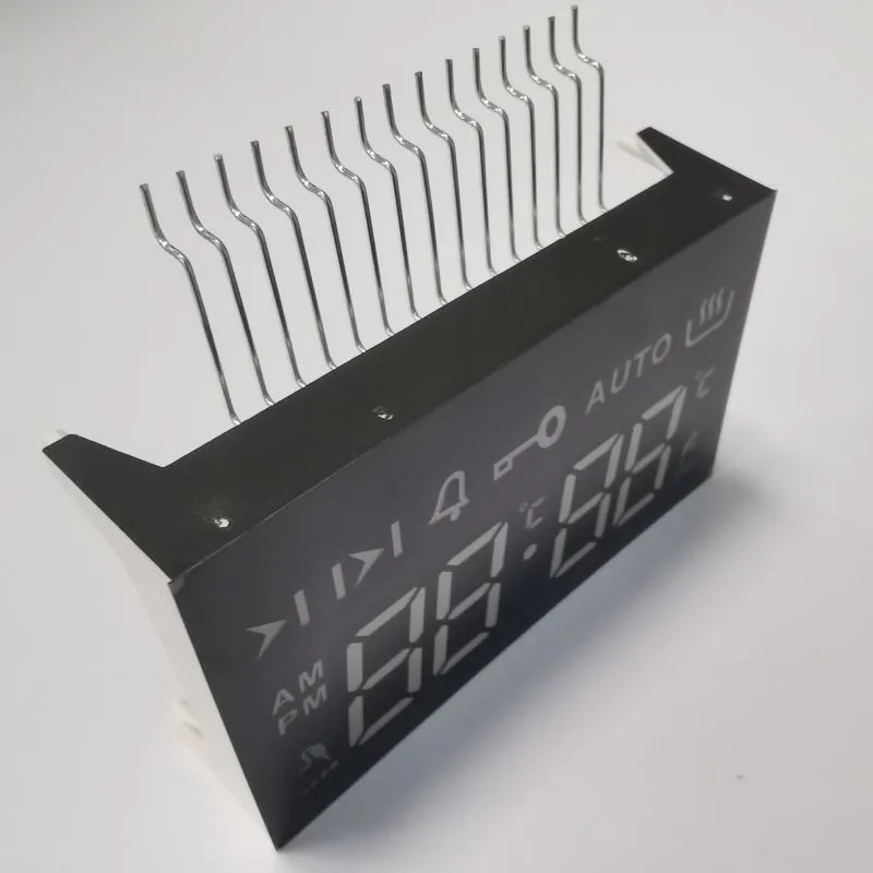 Wyświetlacz LED 7 Segment Ultra Jasny Bursztyn 4-cyfrowy Wspólna anoda dla 4 klawiszy dotykowych Wbudowany w piecu 5