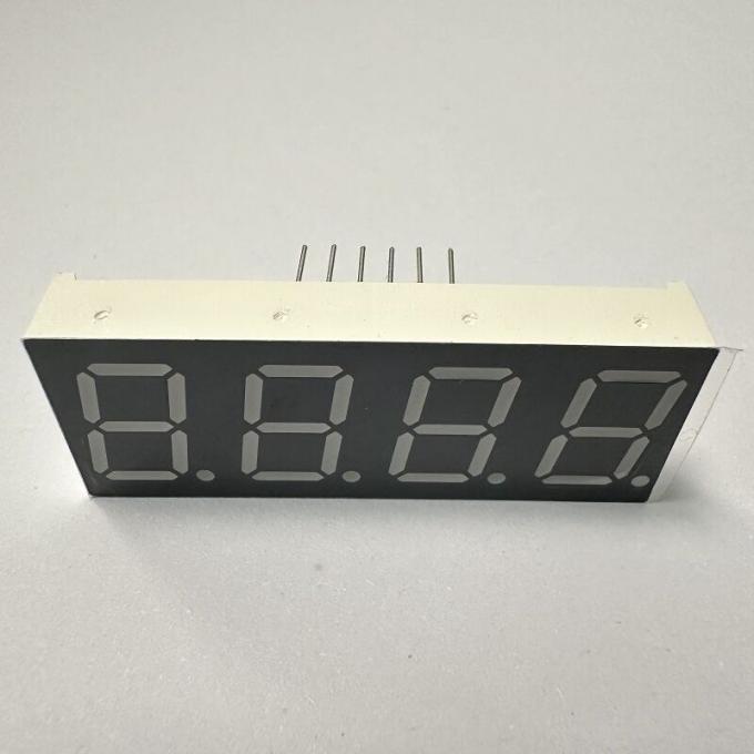 4-cyfrowy wyświetlacz LED o średnicy 0,56-calowej (14,2 mm) z 7 segmentami 4