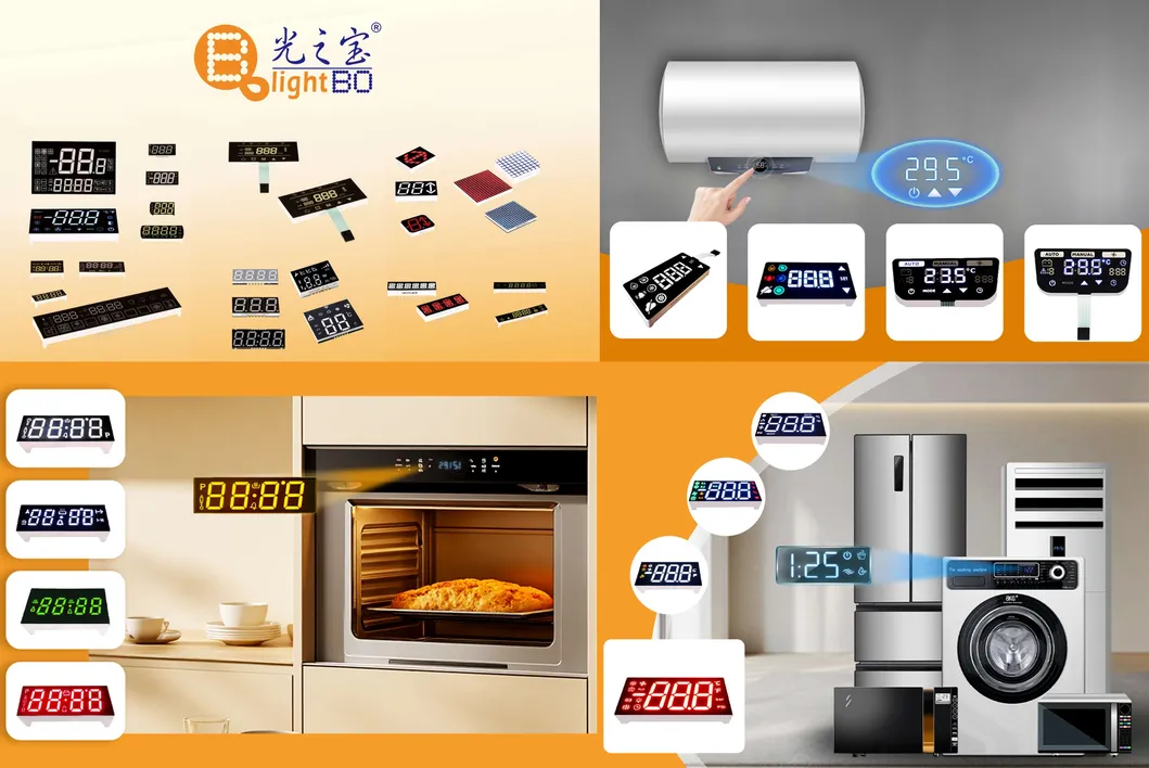 7 segment&oacute;w wyświetlacz LED wsp&oacute;lna anoda dla cyfrowego czasownika pieca ultra biały / niebieski 2