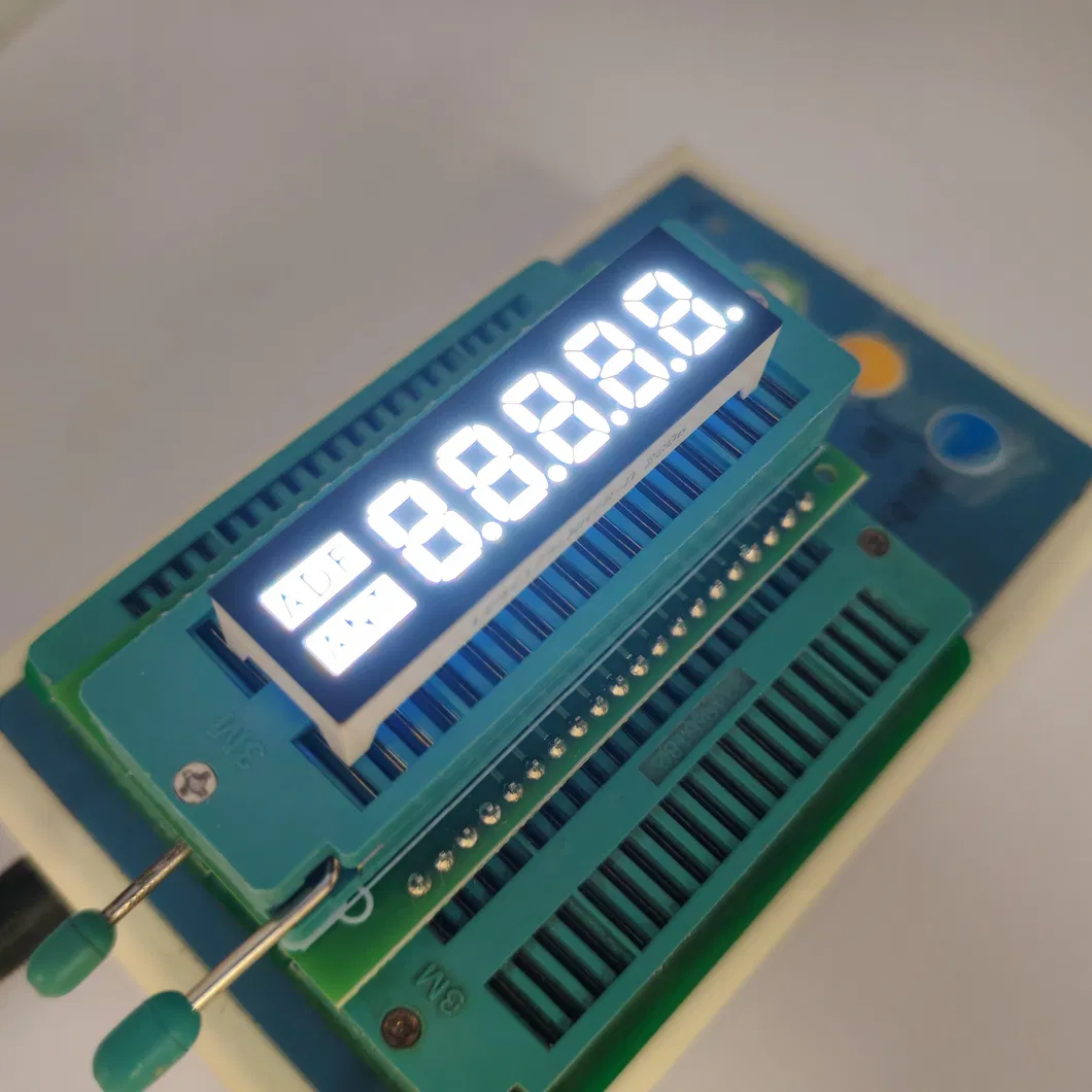 Ultrajaśniejszy biały 4-cyfrowy 7-segmentowy wyświetlacz zegara LED dla urządzeń gospodarstwa domowego 0