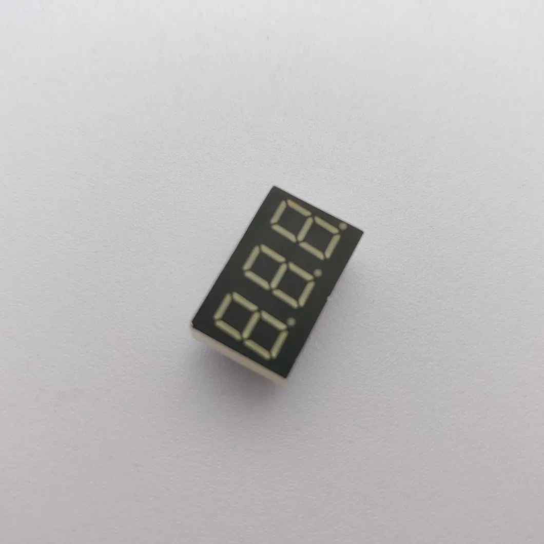 Red 0.36" 3 Digit 7 Segment LED Display for Temperature/Humidity Indicator 1