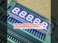 5 cyfrowy 7mm 7 segment LED Display Common Anode Ultra Bright White dla konwertera częstotliwości