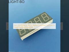 Czerwony wyświetlacz LED 4 cyfrowy 7 segmentów wspólnej katody dla sprzętu do biegania