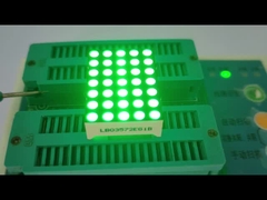 Wyświetlacz LED z matrycą punktową 3mm 5 X 7 Pure Green do wskaźnika zegara strefy czasowej
