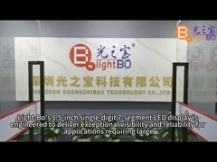 Ultrabiały jednocyfrową 38mm 7 segment LED wyświetlacz wspólna anoda dla wskaźnika zegara cyfrowego