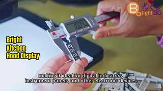 Niestandardowy zielony 0,39-calowy 6-cyfrowy 14-segmentowy wyświetlacz LED