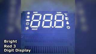 3-cyfrowy wyświetlacz LED 14,2 mm w kolorze czerwonym, bardzo jasny